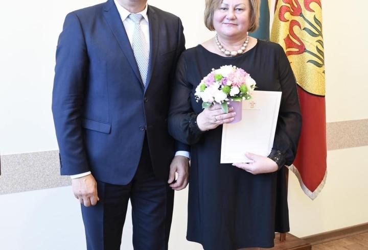 Padėka už ilgametį darbą
